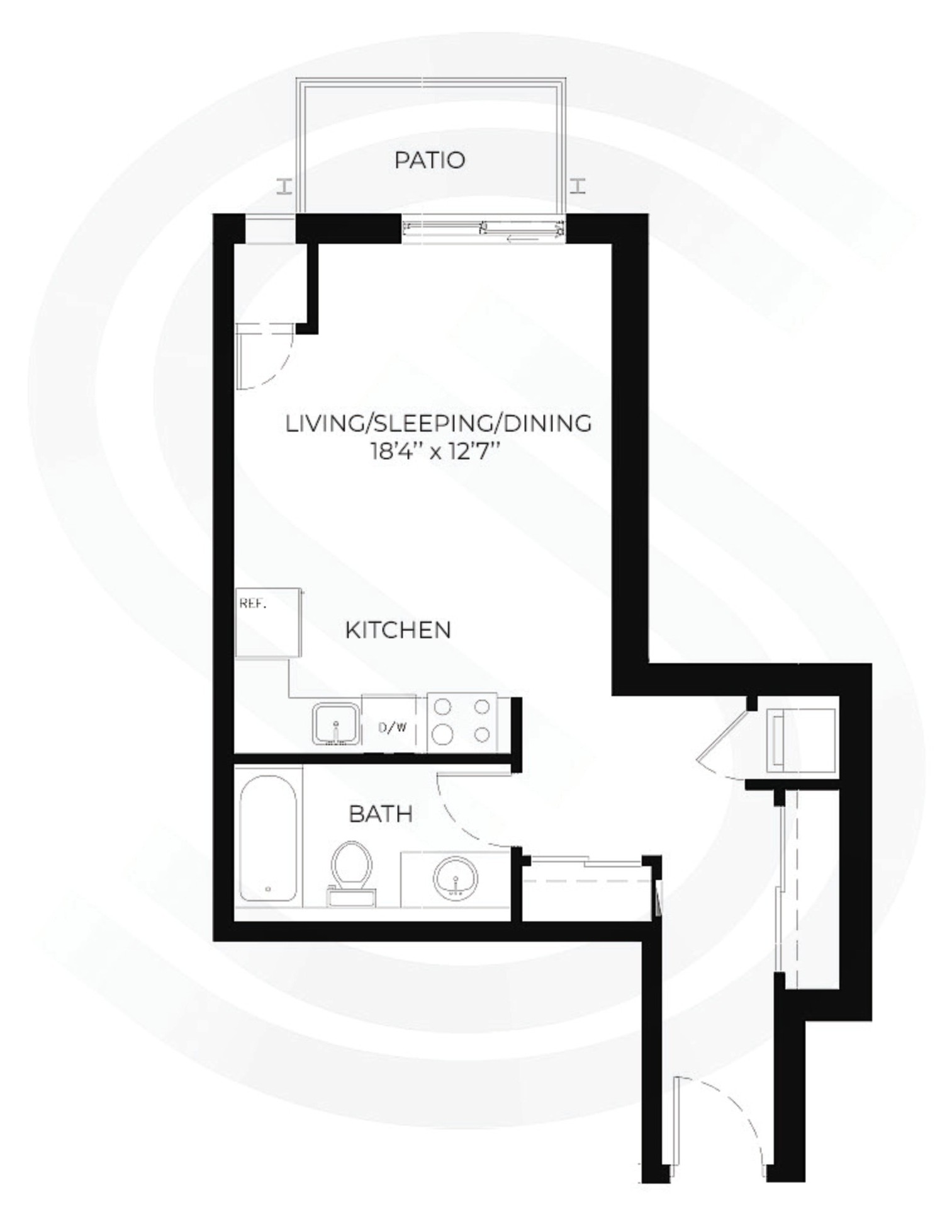 Studio - Lumiere floor plan