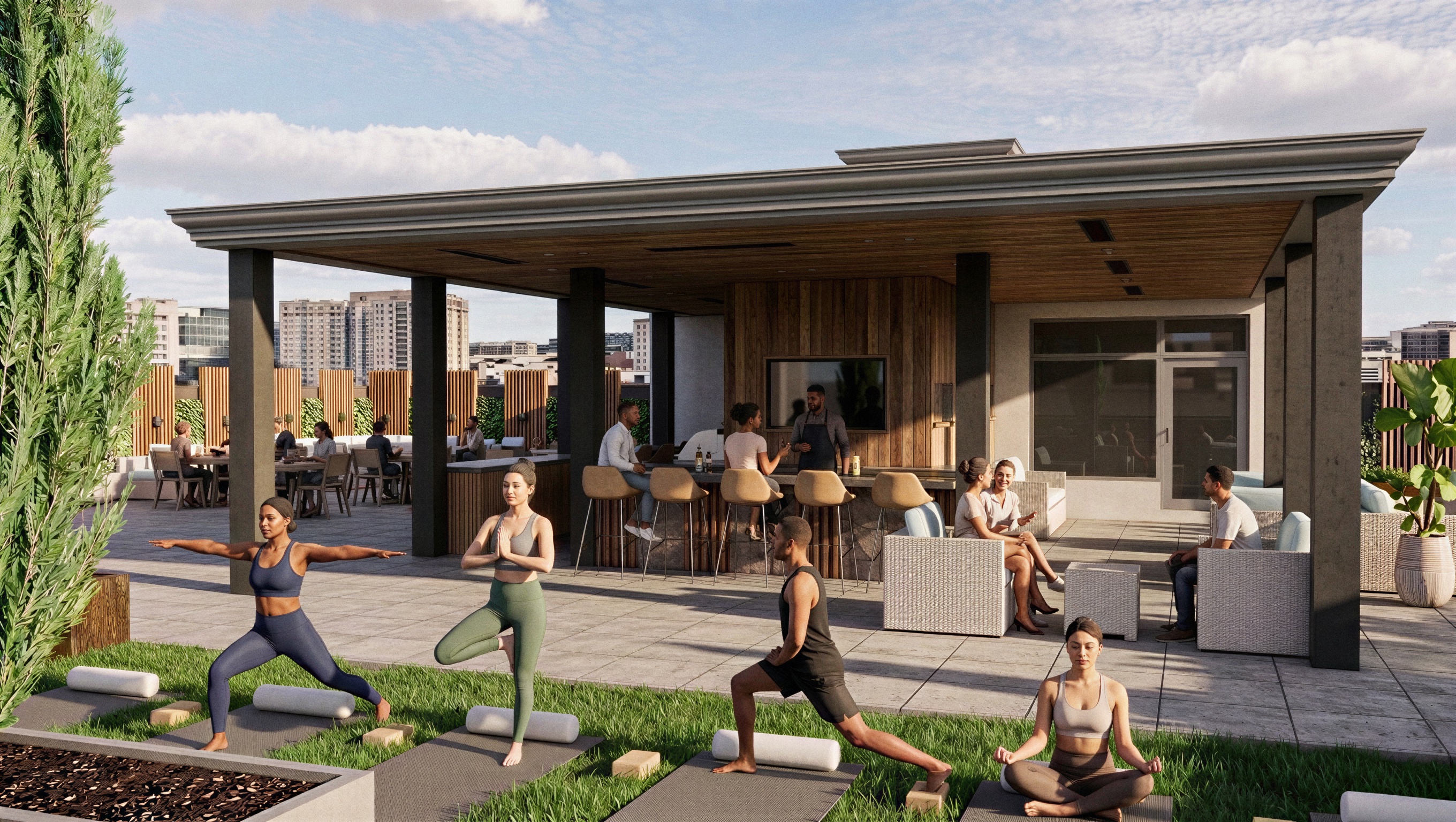 Roof terrace update