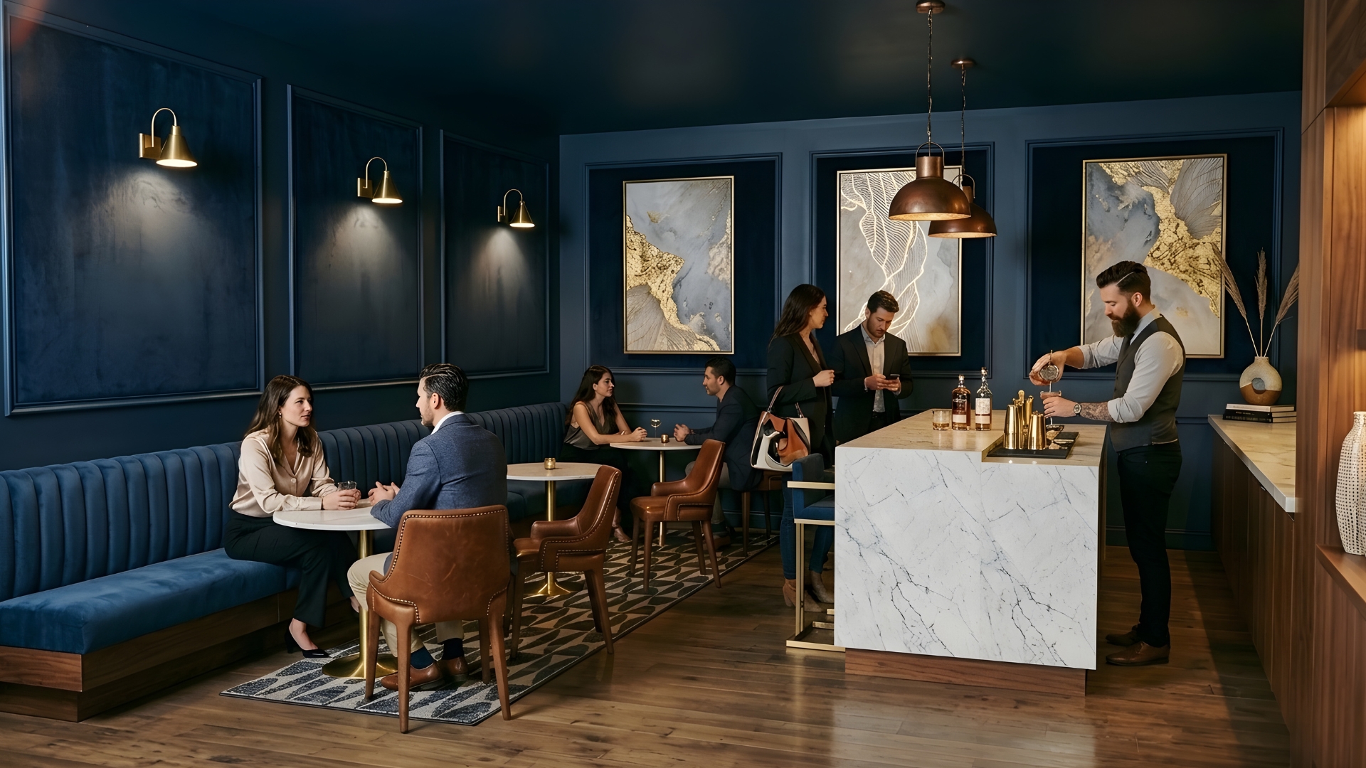 Santé Apartments — Rooftop skylounge and bar